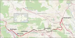 The former Niederglatt-Otelfingen railway line