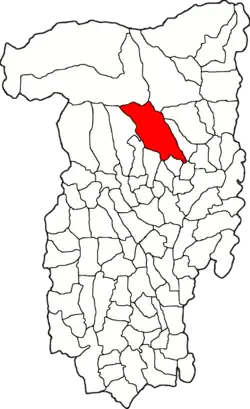 Location in Vâlcea County