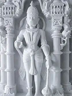 Carving of Hanuman[34]