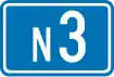 National Route 3 shield}}