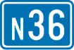 National Route 36 shield}}
