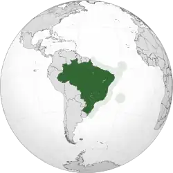 Location of Brazil