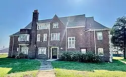 1923 Walter Starr brick residence hall, seen in April 2025