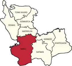 Baagli Tehsil within Dewas District