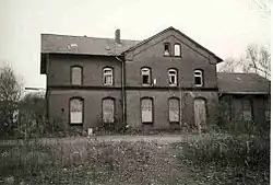 Former Castrop station on the Westphalian Emscher Valley Railway