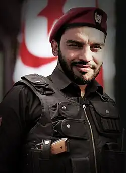 Balti in the uniform of the Anti-Terrorism Brigade