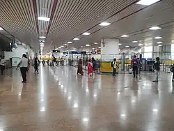 Interiors of the station