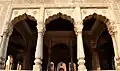 The baradari is accessed through archways