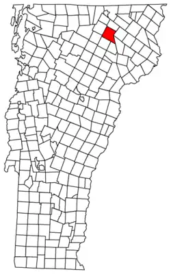 Located in Orleans County, Vermont