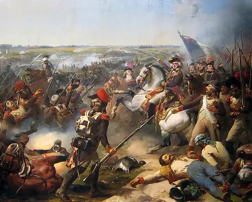 French victory at the Battle of Fleurus (June 26, 1794)