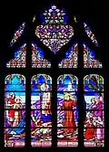 Stained glass-window of the church of Batz-sur-Mer