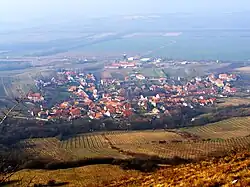 View of Bavory from Stolová hora