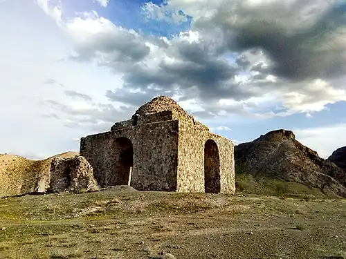 Ruins of the Baze Hoor Zoroastrian temple, Iran