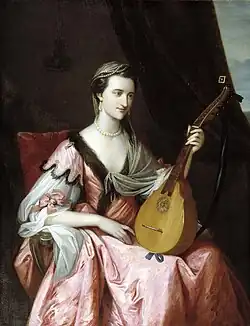 Mary (Hopkinson) Morgan about 1764