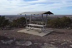 A photo of a park picnic table in Big Spring