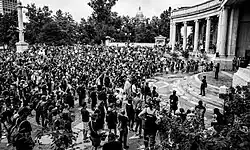 Protesters in Denver on June 6, 2020
