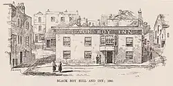 Blackboy Inn, Bristol, 1896
