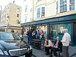 Blackwell's Music, previously at 23–25 Broad Street, Oxford