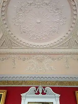 The Drawing Room ceiling is one of the finest in Scotland.