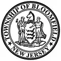 Official seal of Bloomfield, New Jersey