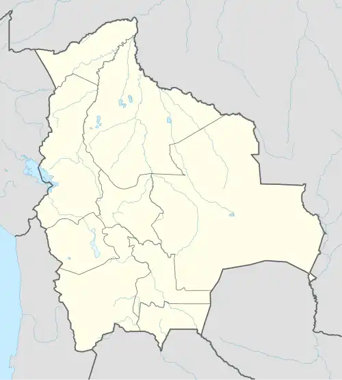 LPB is located in Bolivia