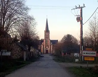 The road into La Boissière