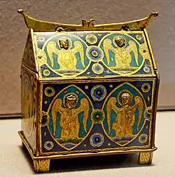 Early 13th-century chasse used to hold holy oils
