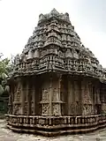 Stellate layout of the shrine in Brahmeshvara temple at Kikkeri