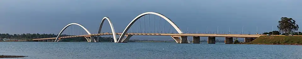 Juscelino Kubitschek bridge in Brasilia