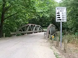 Township Road 91 crosses Killbuck Creek.