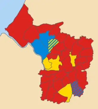 1995 results map