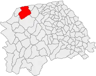 Location in Suceava County