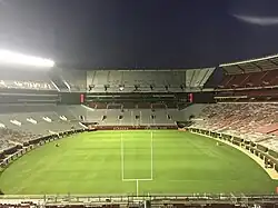 Interior at night during off-season, 2015