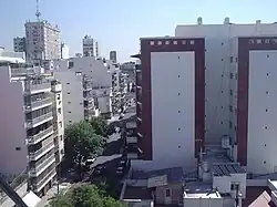 Cityscape view over Villa Crespo