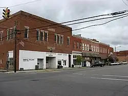 La Rue's business district