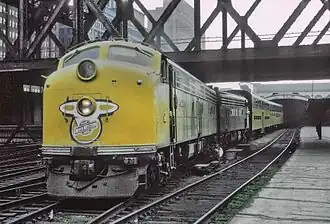 C&NW train in July 1964