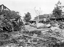 Earthquake damage in Ambon, 1898