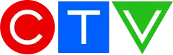 The CTV network logo: a red circle containing a C, a blue square containing a T, and a green triangle containing a V.
