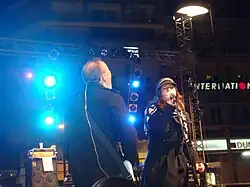 C:Real performing in Katerini, Greece, in February 2009.