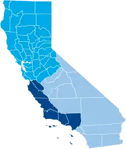 2018: Tim Draper's Cal 3 proposal Northern California California Southern California