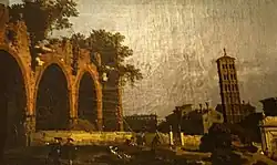 The Basilica of Maxentius and the Church of Santa Francesca Romana