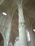 Transept pier and vaults, Basilica of Saint-Nicolas-de-Port
