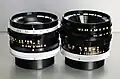 Canon FL Lens 28mm (L) and Super-Canomatic Lens R 50mm (R)