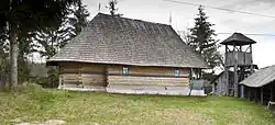 Wooden church in Cârcești