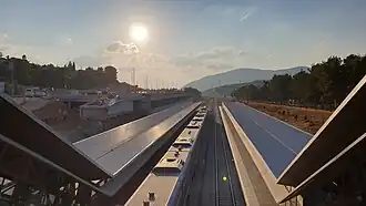 Train at Carmiel station