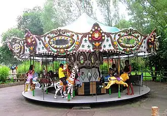 Carousel at the zoo.
