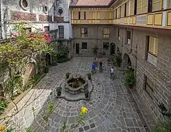 Casa Manila courtyard