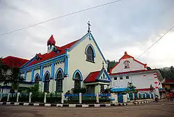 Saint Barbara Catholic church in Sawahlunto