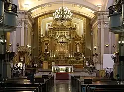 Cathedral sanctuary and main altarpiece