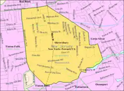 Census Bureau map of Shrewsbury, New Jersey Interactive map of Shrewsbury, New Jersey